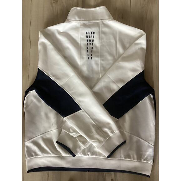 TBY Sports Men's 2XL Track Suit Full Zip Jacket White NWT - Picture 2 of 7